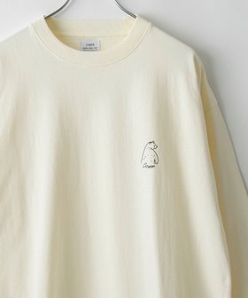 【コーエン/COEN】の【WEB限定】RYO KANEYASU * コーエンベアプリントロングスリーブTシャツ 人気、トレンドファッション・服の通販 founy(ファニー) ファッション Fashion レディースファッション WOMEN トップス・カットソー Tops/Tshirt シャツ/ブラウス Shirts/Blouses ロング / Tシャツ T-Shirts イラスト Illustration 雑誌 Magazine 人気 Popularity 長袖 Long Sleeve プリント Print 無地 Plain Color リラックス Relax ワンポイント One Point おすすめ Recommend |ID:prp329100004102119