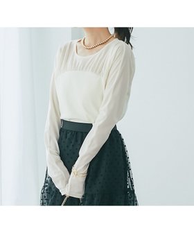 【ラブティックボンボン/La boutique BonBon】の【リバイバル!1着できまる!】ビスチェ風シアードッキングカットソー 人気、トレンドファッション・服の通販 founy(ファニー) ファッション Fashion レディースファッション WOMEN トップス・カットソー Tops/Tshirt カットソー Cut and Sewn ビスチェ Bustier インナー Inner カットソー Cut And Sew シアー Sheer シンプル Simple デニム Denim トレンド Trend ビスチェ Bustier 人気 Popularity |ID:prp329100004102274