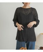 【アーバンリサーチ ドアーズ/URBAN RESEARCH DOORS】のウォッシャブル透かし編みニット 人気、トレンドファッション・服の通販 founy(ファニー) ファッション Fashion レディースファッション WOMEN トップス・カットソー Tops/Tshirt ニット Knit Tops 2024年 2024 2024-2025秋冬・A/W Aw/Autumn/Winter/Fw/Fall/2024-2025 A/W・秋冬 Aw・Autumn/Winter・Fw・Fall-Winter 冬 Winter インナー Inner ウォッシャブル Washable キャミソール Camisole タンク Tank ルーズ Loose 透かし Watermark 長袖 Long Sleeve thumbnail BLACK|ID: prp329100004102311 ipo3291000000028865959