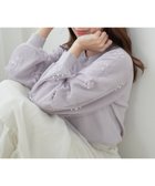 【マジェスティック レゴン/MAJESTIC LEGON】のパールチュールスリーブニット 人気、トレンドファッション・服の通販 founy(ファニー) ファッション Fashion レディースファッション WOMEN トップス・カットソー Tops/Tshirt ニット Knit Tops おすすめ Recommend コンパクト Compact シアー Sheer シンプル Simple ダウン Down チュール Tulle パール Pearl フィット Fit フェミニン Feminine ボトム Bottom 再入荷 Restock/Back In Stock/Re Arrival thumbnail ラベンダー|ID: prp329100004103513 ipo3291000000028791157