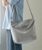 【イッカ/ikka】の太コールショルダーバッグ 人気、トレンドファッション・服の通販 founy(ファニー) ファッション Fashion レディースファッション WOMEN バッグ Bag コーデュロイ Corduroy ショルダー Shoulder 軽量 Lightweight thumbnail グレー|ID: prp329100004104262 ipo3291000000028719060