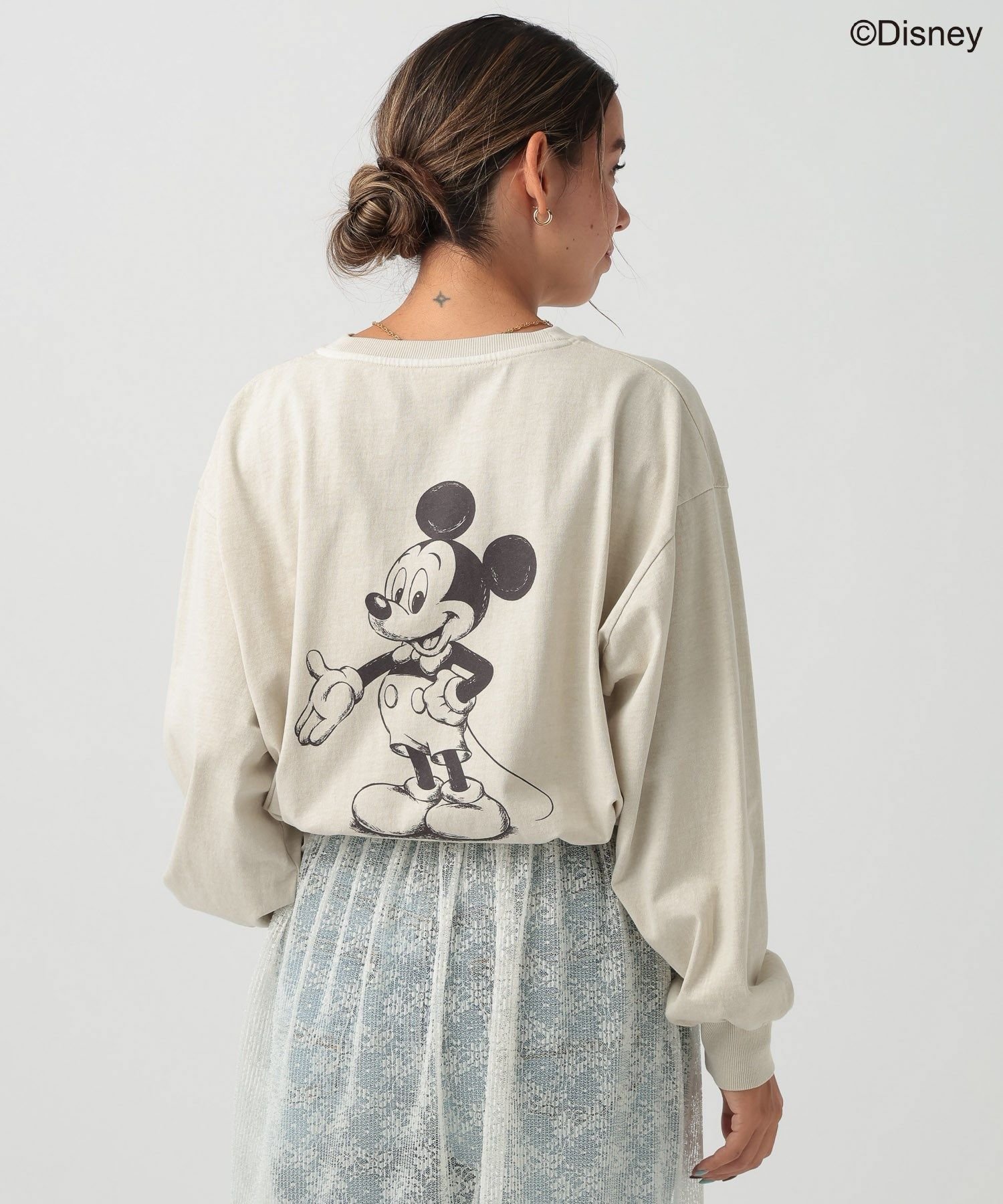 【ベイフロー/BAYFLOW】の【Disney(ディズニー)ミッキー ミニー】ロンT インテリア・キッズ・メンズ・レディースファッション・服の通販 founy(ファニー) 　ファッション　Fashion　レディースファッション　WOMEN　トップス・カットソー　Tops/Tshirt　ロング / Tシャツ　T-Shirts　A/W・秋冬　Aw・Autumn/Winter・Fw・Fall-Winter　おすすめ　Recommend　インナー　Inner　カーディガン　Cardigan　バランス　Balance　プリント　Print　モチーフ　Motif　ラウンド　Round　羽織　Haori　Bミッキー55|ID: prp329100004105235 ipo3291000000028948105