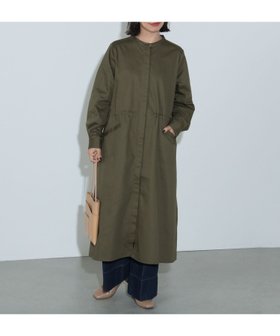 【ビームス ハート/BEAMS HEART】のノーカラー ドロスト ロングワンピース 人気、トレンドファッション・服の通販 founy(ファニー) ファッション Fashion レディースファッション WOMEN ワンピース Dress ウェーブ Wave ストレート Straight ツイル Twill 人気 Popularity ブラウジング Browsing ロング Long おすすめ Recommend |ID:prp329100004106063