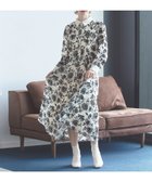 【アンデミュウ/Andemiu】のフラワーフロッキーワンピース 人気、トレンドファッション・服の通販 founy(ファニー) ファッション Fashion レディースファッション WOMEN ワンピース Dress カフス Cuffs シアー Sheer シフォン Chiffon ジャケット Jacket ジョーゼット Georgette フェミニン Feminine 冬 Winter 秋 Autumn/Fall thumbnail アイボリー08|ID: prp329100004106089 ipo3291000000027918591