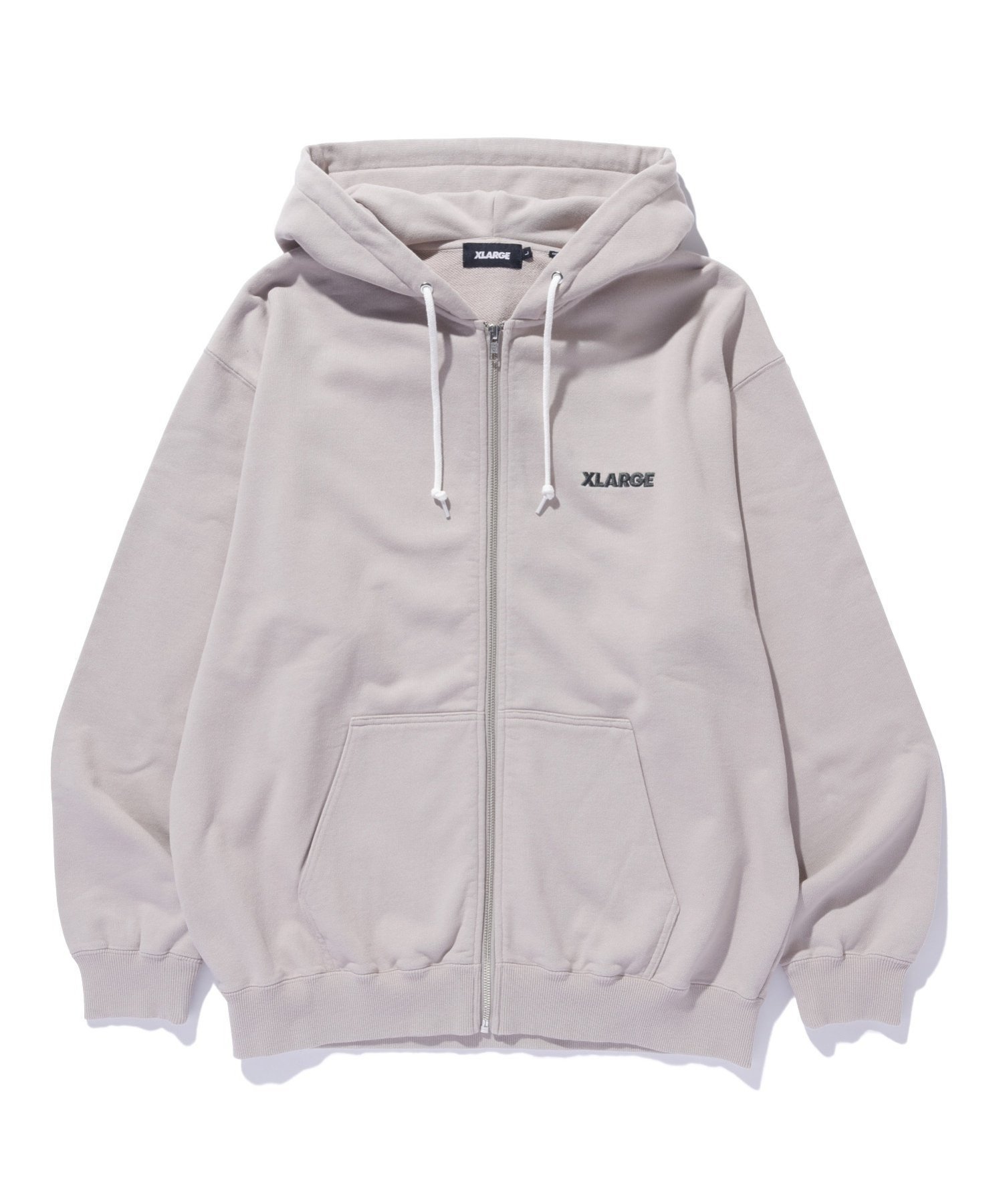 【エクストララージ/XLARGE / MEN】のSTANDARD LOGO ZIP HOODED SWEATSHIRT インテリア・キッズ・メンズ・レディースファッション・服の通販 founy(ファニー) 　ファッション　Fashion　メンズファッション　MEN　トップス・カットソー　Tops/Tshirt/Men　パーカ　Sweats　シャツ　Shirts　フロント　Front　BEIGE|ID: prp329100004106208 ipo3291000000028771214