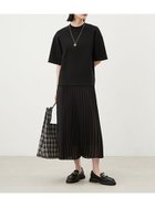 【ミラオーウェン/Mila Owen】のニットTシャツプリーツレイヤードワンピース 人気、トレンドファッション・服の通販 founy(ファニー) ファッション Fashion レディースファッション WOMEN ワンピース Dress ダブル Double トレンド Trend フェイス Face プリーツ Pleats thumbnail BLK[009]|ID: prp329100004106210 ipo3291000000028381091