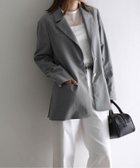 【ラ トータリテ/La TOTALITE】のシングルボタンジャケット 人気、トレンドファッション・服の通販 founy(ファニー) ファッション Fashion レディースファッション WOMEN アウター Coat Outerwear ジャケット Jackets 2024年 2024 2024-2025秋冬・A/W Aw/Autumn/Winter/Fw/Fall/2024-2025 おすすめ Recommend スラックス Slacks デニム Denim トレンド Trend ビジネス 仕事 通勤 Business thumbnail グレーB|ID: prp329100004106371 ipo3291000000028362113