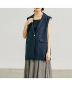 【グローバルワーク/GLOBAL WORK】のお手入れらくらくSET UPジレ/135720 人気、トレンドファッション・服の通販 founy(ファニー) ファッション Fashion レディースファッション WOMEN アウター Coat Outerwear トップス・カットソー Tops/Tshirt ベスト/ジレ Gilets/Vests インナー Inner ジャケット Jacket スタイリッシュ Stylish ストレッチ Stretch ストレート Straight セットアップ Set Up ノースリーブ No Sleeve ビスチェ Bustier ロング Long ワイド Wide 軽量 Lightweight thumbnail ネイビー88|ID: prp329100004106674 ipo3291000000028533004