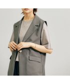 【グローバルワーク/GLOBAL WORK】のお手入れらくらくSET UPジレ/135720 人気、トレンドファッション・服の通販 founy(ファニー) ファッション Fashion レディースファッション WOMEN アウター Coat Outerwear トップス・カットソー Tops/Tshirt ベスト/ジレ Gilets/Vests インナー Inner ジャケット Jacket スタイリッシュ Stylish ストレッチ Stretch ストレート Straight セットアップ Set Up ノースリーブ No Sleeve ビスチェ Bustier ロング Long ワイド Wide 軽量 Lightweight thumbnail グレイッシュモカ56|ID: prp329100004106674 ipo3291000000028533006