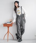 【ローリーズファーム/LOWRYS FARM】のウエストフリルサロペット 人気、トレンドファッション・服の通販 founy(ファニー) ファッション Fashion レディースファッション WOMEN ワンピース Dress サロペット Salopette A/W・秋冬 Aw・Autumn/Winter・Fw・Fall-Winter インナー Inner フリル Frills ポケット Pocket thumbnail グレー15|ID: prp329100004106704 ipo3291000000028511878