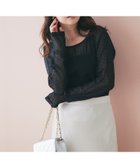 【ラブティックボンボン/La boutique BonBon】の【ヘビロテアイテム】シフォンドットビスチェ風カットソー 人気、トレンドファッション・服の通販 founy(ファニー) ファッション Fashion レディースファッション WOMEN トップス・カットソー Tops/Tshirt カットソー Cut and Sewn ビスチェ Bustier インナー Inner カットソー Cut And Sew シアー Sheer シフォン Chiffon シンプル Simple トレンド Trend ドット Dot ビスチェ Bustier thumbnail ブラック|ID: prp329100004106834 ipo3291000000028565825