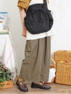 【サマンサモスモス/Samansa Mos2】のドローコードデザインワイドパンツ 人気、トレンドファッション・服の通販 founy(ファニー) ファッション Fashion レディースファッション WOMEN パンツ Pants トレンド Trend ワイド Wide 楽ちん Easy thumbnail カーキ|ID: prp329100004106966 ipo3291000000028830574