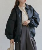 【ゼヴォン/Thevon】の合皮ステンカラードロストブルゾン 人気、トレンドファッション・服の通販 founy(ファニー) ファッション Fashion レディースファッション WOMEN アウター Coat Outerwear ブルゾン Blouson/Jackets 2024年 2024 2024-2025秋冬・A/W Aw/Autumn/Winter/Fw/Fall/2024-2025 A/W・秋冬 Aw・Autumn/Winter・Fw・Fall-Winter カットソー Cut And Sew スウェット Sweat スラックス Slacks デニム Denim トレーナー Trainer フレア Flare ブルゾン Blouson 人気 Popularity 定番 Standard 春 Spring 秋 Autumn/Fall thumbnail ブラック|ID: prp329100004107519 ipo3291000000028661570