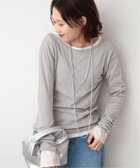 【スローブ イエナ/SLOBE IENA】の《追加》miller/ミラー SLOBE別注 SHEER RIB クルーネック 人気、トレンドファッション・服の通販 founy(ファニー) ファッション Fashion レディースファッション WOMEN 別注 Special Order thumbnail グレーA|ID: prp329100004107811 ipo3291000000028903283