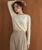 【ブージュルード/Bou Jeloud】のシアーベロアベーシックトップス 人気、トレンドファッション・服の通販 founy(ファニー) ファッション Fashion レディースファッション WOMEN トップス・カットソー Tops/Tshirt ベロア Velour カットソー Cut And Sew クラッシュ Crash ジーンズ Jeans ストレッチ Stretch ベスト Vest ベロア Velor ベーシック Basic エレガント 上品 Elegant 秋 Autumn/Fall 長袖 Long Sleeve thumbnail IVORY|ID: prp329100004108041 ipo3291000000028923648