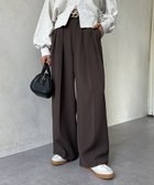 【ゼヴォン/Thevon】の2タックスラックスパンツ 人気、トレンドファッション・服の通販 founy(ファニー) ファッション Fashion レディースファッション WOMEN パンツ Pants 2024年 2024 2024-2025秋冬・A/W Aw/Autumn/Winter/Fw/Fall/2024-2025 トレンド Trend バランス Balance ポケット Pocket リラックス Relax 楽ちん Easy 秋 Autumn/Fall thumbnail ダークブラウン|ID: prp329100004108329 ipo3291000000028812529