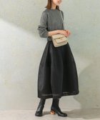 【アーバンリサーチ ロッソ/URBAN RESEARCH ROSSO】のシアーダンボールスカート 人気、トレンドファッション・服の通販 founy(ファニー) ファッション Fashion レディースファッション WOMEN スカート Skirt 2024年 2024 2024-2025秋冬・A/W Aw/Autumn/Winter/Fw/Fall/2024-2025 A/W・秋冬 Aw・Autumn/Winter・Fw・Fall-Winter 冬 Winter コンパクト Compact スウェット Sweat フォルム Form リブニット Rib Knit thumbnail BLACK|ID: prp329100004108408 ipo3291000000028905099