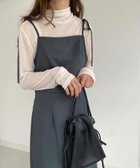 【ジュノア/JUNOAH】のショルダーリボンキャミワンピース 人気、トレンドファッション・服の通販 founy(ファニー) ファッション Fashion レディースファッション WOMEN ワンピース Dress キャミワンピース No Sleeve Dresses thumbnail チャコール|ID: prp329100004108509 ipo3291000000028824987