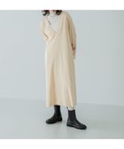 【アーバンリサーチ/URBAN RESEARCH】のVネックロングワンピース 人気、トレンドファッション・服の通販 founy(ファニー) ファッション Fashion レディースファッション WOMEN ワンピース Dress 2024年 2024 2024-2025秋冬・A/W Aw/Autumn/Winter/Fw/Fall/2024-2025 A/W・秋冬 Aw・Autumn/Winter・Fw・Fall-Winter 冬 Winter おすすめ Recommend インナー Inner カットソー Cut And Sew キャミソール Camisole シェイプ Shape ストレッチ Stretch タンク Tank フレア Flare ベーシック Basic 日本製 Made In Japan thumbnail L.BEIGE|ID: prp329100004108676 ipo3291000000027953865