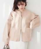 【ナチュラルクチュール/natural couture】の【WEB限定】WZIPニットジャケット 人気、トレンドファッション・服の通販 founy(ファニー) ファッション Fashion レディースファッション WOMEN アウター Coat Outerwear ジャケット Jackets インナー Inner 軽量 Lightweight ジャケット Jacket ストレッチ Stretch スラックス Slacks スリーブ Sleeve デニム Denim トレンド Trend バランス Balance マーメイド Mermaid ミドル Middle 2024年 2024 エレガント 上品 Elegant 2024-2025秋冬・A/W Aw/Autumn/Winter/Fw/Fall/2024-2025 thumbnail ライトベージュ|ID: prp329100004108826 ipo3291000000029506348