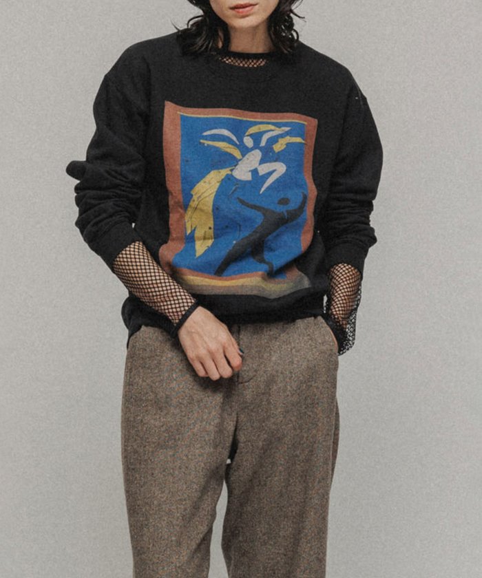 【アダム エ ロペ/ADAM ET ROPE'】の【Henri Matisse】M TO R別注 CREW SWEAT SHIRTS インテリア・キッズ・メンズ・レディースファッション・服の通販 founy(ファニー) https://founy.com/ ファッション Fashion レディースファッション WOMEN トップス・カットソー Tops/Tshirt シャツ/ブラウス Shirts/Blouses パーカ Sweats ロング / Tシャツ T-Shirts スウェット Sweat 秋 Autumn/Fall フランス France ポケット Pocket 別注 Special Order モダン Modern ルーズ Loose ワーク Work |ID: prp329100004108934 ipo3291000000028882496