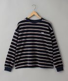 【コーエン/COEN】のPENNEYS(ぺニーズ)別注マルチボーダーベロアロングスリーブTシャツ NAVY|ID: prp329100004109198 ipo3291000000028900012