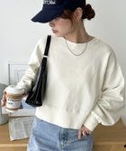 【ディスコート/Discoat】の【11色展開!】ショート丈カラースウェット《WEB限定カラーあり》 人気、トレンドファッション・服の通販 founy(ファニー) ファッション Fashion レディースファッション WOMEN トップス・カットソー Tops/Tshirt パーカ Sweats スウェット Sweat ショート Short thumbnail エクリュ|ID: prp329100004109215 ipo3291000000028679578