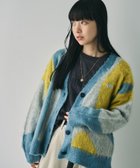 【コーエン/COEN】のPENNEYS(ぺニーズ)別注シャギージャガードVネックカーディガン(ライトブルー) LT.BLUE|ID: prp329100004109297 ipo3291000000028924066