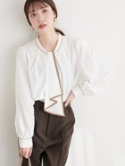 【ナチュラルクチュール/natural couture】の配色ボウタイ2WAYブラウス 人気、トレンドファッション・服の通販 founy(ファニー) ファッション Fashion レディースファッション WOMEN トップス・カットソー Tops/Tshirt シャツ/ブラウス Shirts/Blouses カーディガン Cardigan シンプル Simple ジャケット Jacket ダウン Down デニム Denim ボトム Bottom ポケット Pocket A/W・秋冬 Aw・Autumn/Winter・Fw・Fall-Winter 再入荷 Restock/Back In Stock/Re Arrival おすすめ Recommend 2024年 2024 エレガント 上品 Elegant 2024-2025秋冬・A/W Aw/Autumn/Winter/Fw/Fall/2024-2025 thumbnail オフホワイト|ID: prp329100004109363 ipo3291000000029060885