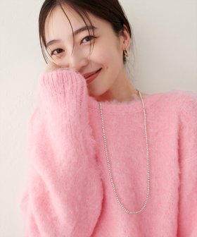 【ナチュラルクチュール/natural couture】の【WEB限定】リサイクルポリシャギー起毛クルーネックニット 人気、トレンドファッション・服の通販 founy(ファニー) ファッション Fashion レディースファッション WOMEN トップス・カットソー Tops/Tshirt ニット Knit Tops シンプル Simple デニム Denim トレンド Trend フェミニン Feminine ロング Long 2024年 2024 2024-2025秋冬・A/W Aw/Autumn/Winter/Fw/Fall/2024-2025 |ID:prp329100004109374