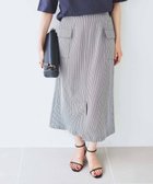 【ルクールブラン/le.coeur blanc】のドライストレッチカーゴスカート 人気、トレンドファッション・服の通販 founy(ファニー) ファッション Fashion レディースファッション WOMEN スカート Skirt おすすめ Recommend ストレッチ Stretch ストレート Straight スリット Slit 夏 Summer 楽ちん Easy thumbnail ブラック柄|ID: prp329100004109638 ipo3291000000028841546