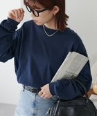 【ディスコート/Discoat】の《新色追加!》【WEB限定】ボーダービッグロングTシャツ 人気、トレンドファッション・服の通販 founy(ファニー) ファッション Fashion レディースファッション WOMEN トップス・カットソー Tops/Tshirt シャツ/ブラウス Shirts/Blouses ロング / Tシャツ T-Shirts A/W・秋冬 Aw・Autumn/Winter・Fw・Fall-Winter ボトム Bottom ボーダー Border 無地 Plain Color thumbnail ミッドナイトブルー|ID: prp329100004110146 ipo3291000000028547627