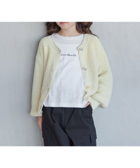 【グローバルワーク/GLOBAL WORK / KIDS】の洗えるラメニットクルーカーデ/キッズ/976067 人気、トレンドファッション・服の通販 founy(ファニー) ファッション Fashion キッズファッション KIDS おすすめ Recommend カーディガン Cardigan トレンド Trend 洗える Washable |ID:prp329100004110233