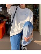 【ゾエ ジェンコ/Zoe Jenko】のオーバーサイズ ロゴプリントTシャツ 8368 人気、トレンドファッション・服の通販 founy(ファニー) ファッション Fashion レディースファッション WOMEN トップス・カットソー Tops/Tshirt シャツ/ブラウス Shirts/Blouses ロング / Tシャツ T-Shirts プリント Print thumbnail グレー|ID: prp329100004110326 ipo3291000000028698428