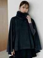 【スナイデル/SNIDEL】のショートケープコート 人気、トレンドファッション・服の通販 founy(ファニー) ファッション Fashion レディースファッション WOMEN アウター Coat Outerwear コート Coats おすすめ Recommend ウェーブ Wave エレガント 上品 Elegant オケージョン Occasion ショート Short ストレート Straight フォックス Fox フレア Flare ポケット Pocket ロング Long thumbnail CGRY[007]|ID: prp329100004111107 ipo3291000000028322018