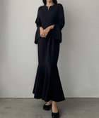 【ジュノア/JUNOAH】のLouere 選べるキーネックワンピース 人気、トレンドファッション・服の通販 founy(ファニー) ファッション Fashion レディースファッション WOMEN ワンピース Dress マーメイド Mermaid thumbnail Bブラック|ID: prp329100004111573 ipo3291000000028826013