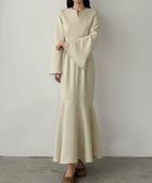 【ジュノア/JUNOAH】のLouere 選べるキーネックワンピース 人気、トレンドファッション・服の通販 founy(ファニー) ファッション Fashion レディースファッション WOMEN ワンピース Dress マーメイド Mermaid thumbnail Bアイボリー|ID: prp329100004111573 ipo3291000000028826014