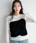 【ローリーズファーム/LOWRYS FARM】のベロアビスチェ 人気、トレンドファッション・服の通販 founy(ファニー) ファッション Fashion レディースファッション WOMEN トップス・カットソー Tops/Tshirt ベロア Velour ビスチェ Bustier おすすめ Recommend シアー Sheer シャーリング Shirring ジャケット Jacket ドレープ Drape ビスチェ Bustier フィット Fit ベロア Velor thumbnail ブラック09|ID: prp329100004111786 ipo3291000000028416544