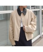 【エーピーストゥディオ/AP STUDIO】の【JUHA/ユハ】 コットンショートジャケット 人気、トレンドファッション・服の通販 founy(ファニー) ファッション Fashion レディースファッション WOMEN アウター Coat Outerwear ジャケット Jackets コンビ Combination ショート Short ジャケット Jacket スリーブ Sleeve バランス Balance フェイクレザー Faux Leather thumbnail ベージュ|ID: prp329100004112297 ipo3291000000028736411