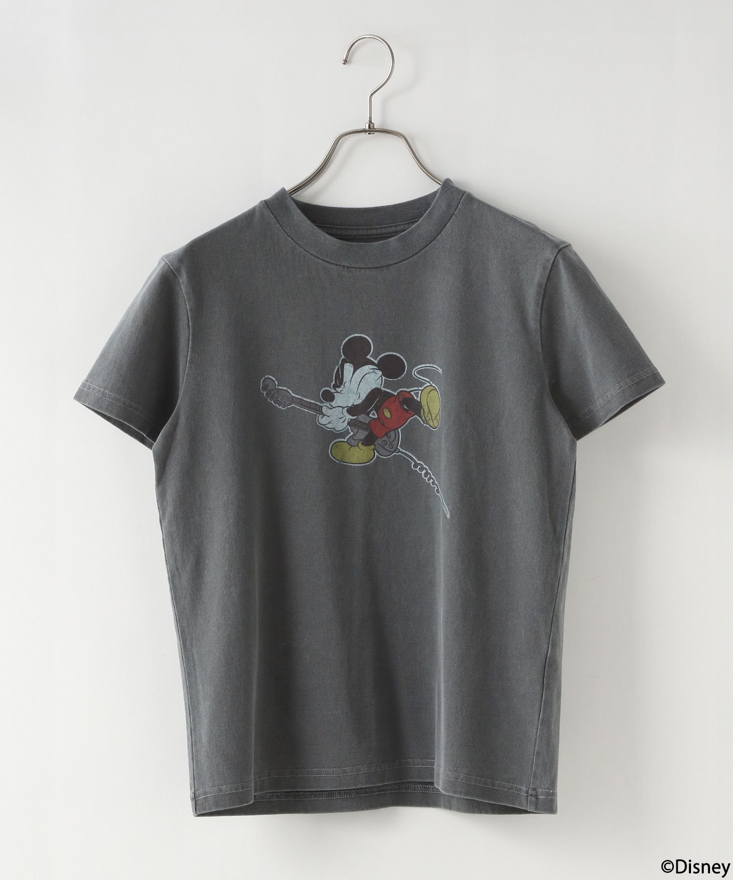 【ローリーズファーム/LOWRYS FARM】のDisney/バンドTSS インテリア・キッズ・メンズ・レディースファッション・服の通販 founy(ファニー) 　ファッション　Fashion　レディースファッション　WOMEN　インナー　Inner　ビンテージ　Vintage　プリント　Print　グレー19|ID: prp329100004112569 ipo3291000000028153895