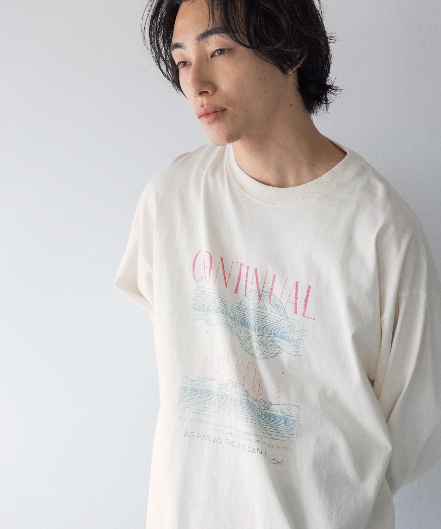 【ローリーズファーム/LOWRYS FARM】の【UNISEX】カコウバンドロンT インテリア・キッズ・メンズ・レディースファッション・服の通販 founy(ファニー) 　ファッション　Fashion　レディースファッション　WOMEN　トップス・カットソー　Tops/Tshirt　ロング / Tシャツ　T-Shirts　ユニセックス　Unisex　おすすめ　Recommend　インナー　Inner　スラックス　Slacks　デニム　Denim　トレンド　Trend　人気　Popularity　秋　Autumn/Fall　ホワイト05|ID: prp329100004112574 ipo3291000000028153936