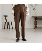 【コレックス/collex】のストレッチテーパードパンツ 人気、トレンドファッション・服の通販 founy(ファニー) ファッション Fashion レディースファッション WOMEN パンツ Pants おすすめ Recommend サテン Satin ストレッチ Stretch センター Center フロント Front プリーツ Pleats ミリタリー Military モダン Modern リラックス Relax 日本製 Made In Japan 春 Spring ビジネス 仕事 通勤 Business thumbnail ダークブラウン|ID: prp329100004113506 ipo3291000000028742559