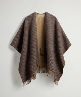 【ウールリッチ/WOOLRICH】の【公式】プレイド ロゴ ケープ / PLAID LOGO CAPE 人気、トレンドファッション・服の通販 founy(ファニー) ファッション Fashion レディースファッション WOMEN ジャカード Jacquard フリンジ Fringe リバーシブル Reversible 無地 Plain Color |ID:prp329100004113868