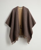 【ウールリッチ/WOOLRICH】の【公式】プレイド ロゴ ケープ / PLAID LOGO CAPE 人気、トレンドファッション・服の通販 founy(ファニー) ファッション Fashion レディースファッション WOMEN ジャカード Jacquard フリンジ Fringe リバーシブル Reversible 無地 Plain Color thumbnail BEIGE PIED DE POULE|ID: prp329100004113868 ipo3291000000028940341