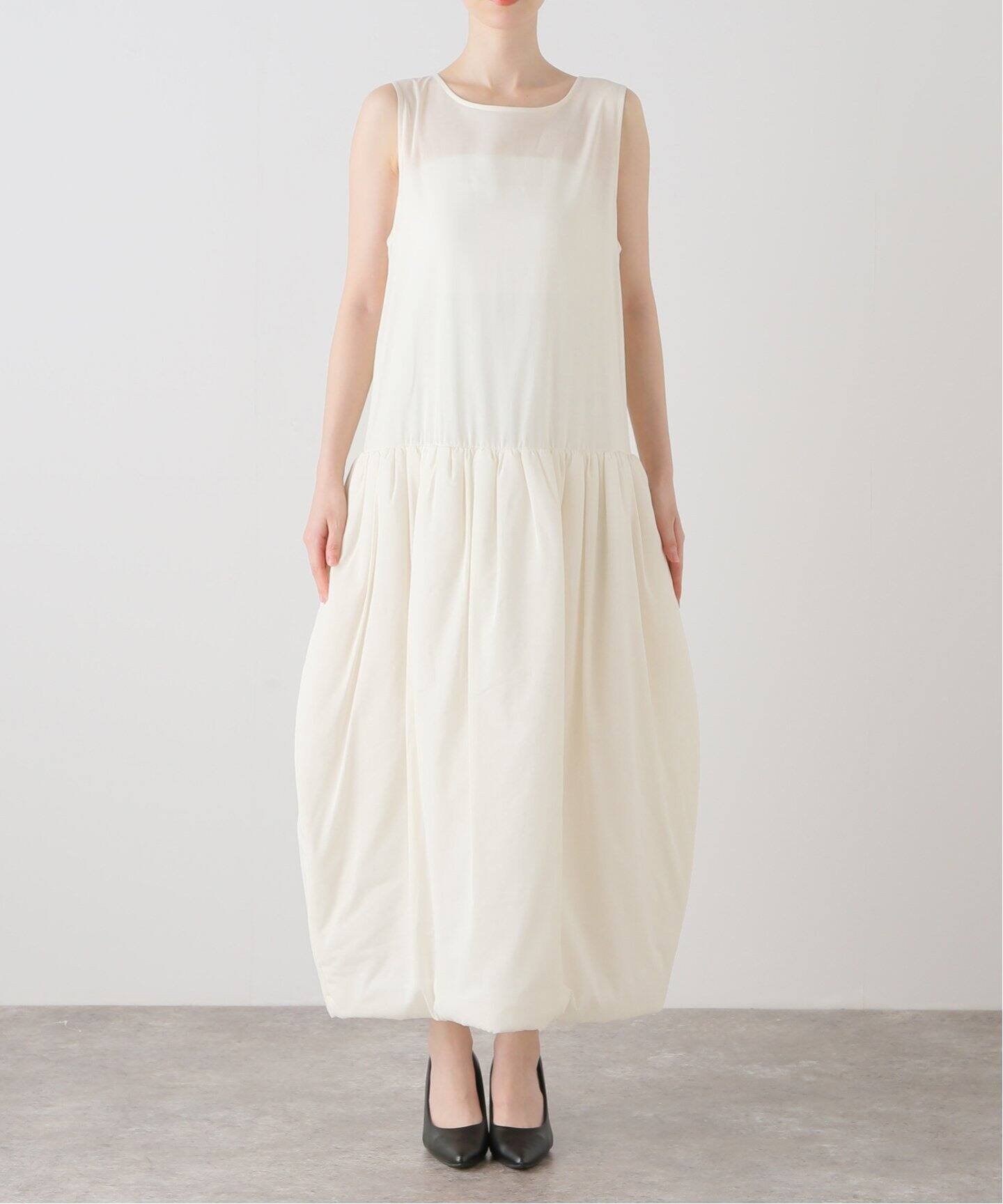 【イエナ/IENA】のAMOMENTO/アモーメント SHEER SHIRRIG PADDED DRESS ワンピース AM24FWW01DR 人気、トレンドファッション・服の通販 founy(ファニー) 　ファッション　Fashion　レディースファッション　WOMEN　ワンピース　Dress　ドレス　Party Dresses　シンプル　Simple　リラックス　Relax　人気　Popularity　 other-1|ID: prp329100004114220 ipo3291000000028499726