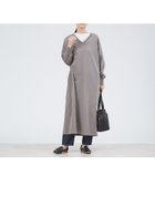 【コレックス/collex】のピグメントダイ裏毛Vネックワンピース 人気、トレンドファッション・服の通販 founy(ファニー) ファッション Fashion レディースファッション WOMEN ワンピース Dress インナー Inner ウォッシュ Wash バランス Balance リラックス Relax ヴィンテージ Vintage エレガント 上品 Elegant thumbnail チャコールグレー|ID: prp329100004114265 ipo3291000000028865194