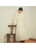 【ルージュヴィフラクレ/Rouge vif la cle】の【CLUNY LACE】レースバックシャンワンピース 人気、トレンドファッション・服の通販 founy(ファニー) ファッション Fashion レディースファッション WOMEN ワンピース Dress A/W・秋冬 Aw・Autumn/Winter・Fw・Fall-Winter おすすめ Recommend ギャザー Gather スペシャル Special タートル Turtle トレンド Trend ベスト Vest リボン Ribbon レース Race ヴィンテージ Vintage thumbnail アイボリー|ID: prp329100004114272 ipo3291000000028501039