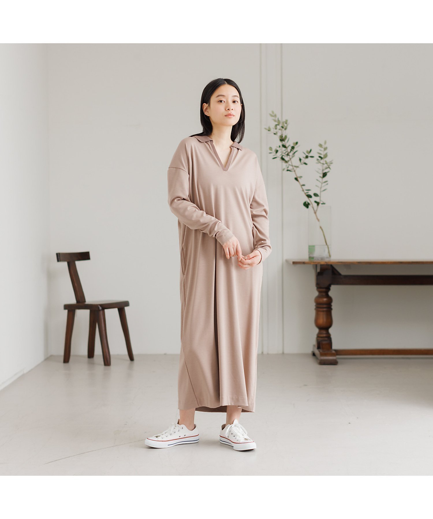 【コレックス/collex】のポロ衿コンビワンピース 人気、トレンドファッション・服の通販 founy(ファニー) 　ファッション　Fashion　レディースファッション　WOMEN　ワンピース　Dress　おすすめ　Recommend　エレガント 上品　Elegant　カットソー　Cut And Sew　カーディガン　Cardigan　コンビ　Combination　ジャケット　Jacket　スキッパー　Skipper　スリット　Slit　デニム　Denim　ドレープ　Drape　ポケット　Pocket　 other-1|ID: prp329100004114288 ipo3291000000028865234