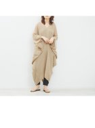 【ルージュヴィフラクレ/Rouge vif la cle】の【SU PARIS】 Vネックワンピ 人気、トレンドファッション・服の通販 founy(ファニー) ファッション Fashion レディースファッション WOMEN ワンピース Dress おすすめ Recommend エレガント 上品 Elegant シンプル Simple スリーブ Sleeve デニム Denim ポンチョ Poncho リゾート Resort thumbnail ベージュ|ID: prp329100004114346 ipo3291000000028563546