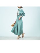 【ルージュヴィフラクレ/Rouge vif la cle】のフレアシャツワンピース 人気、トレンドファッション・服の通販 founy(ファニー) ファッション Fashion レディースファッション WOMEN ワンピース Dress シャツワンピース Shirt Dresses おすすめ Recommend シェイプ Shape フィット Fit フォルム Form フレア Flare thumbnail グリーン|ID: prp329100004114374 ipo3291000000028500941